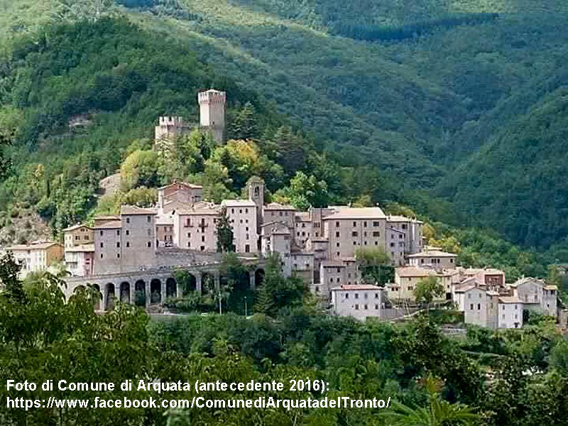 Discover all the structures in Arquata del Tronto